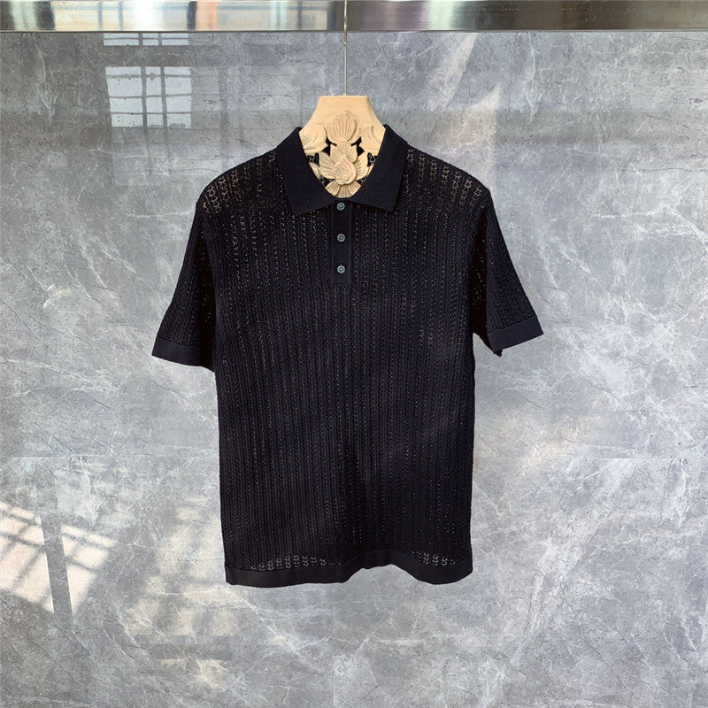 Knitted Polo Shirt - Ibiza