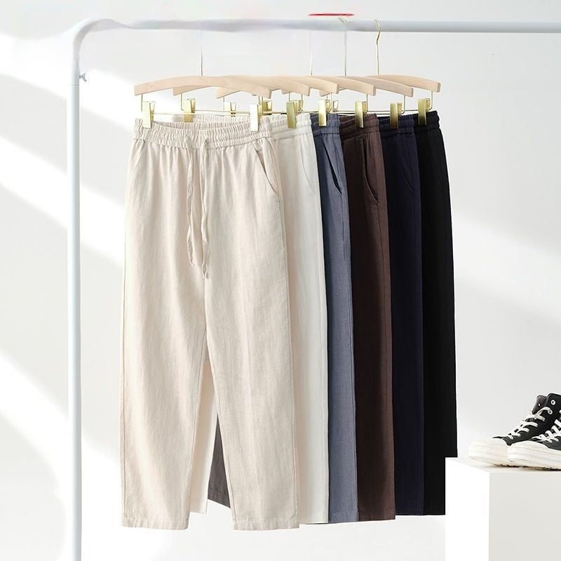 Linen Casual Pants - Monaco