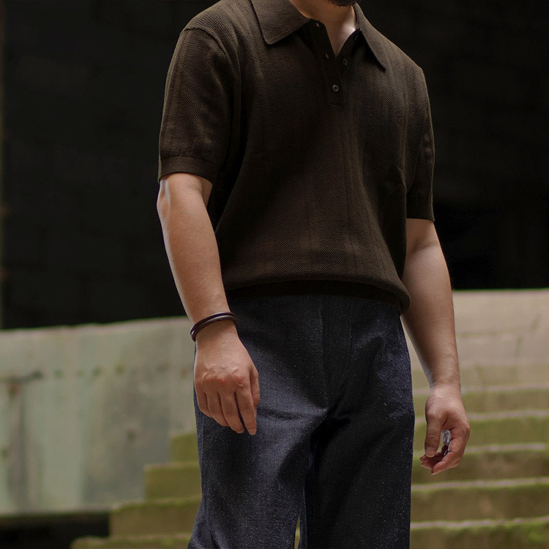 Camisa polo de punto